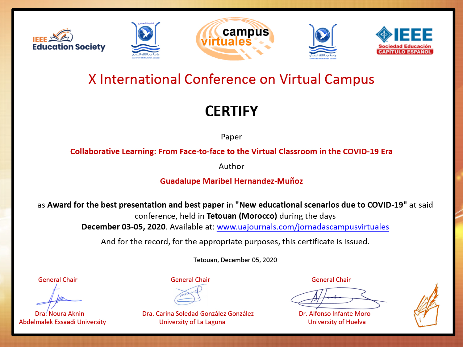 X International Conference on Virtual Campus